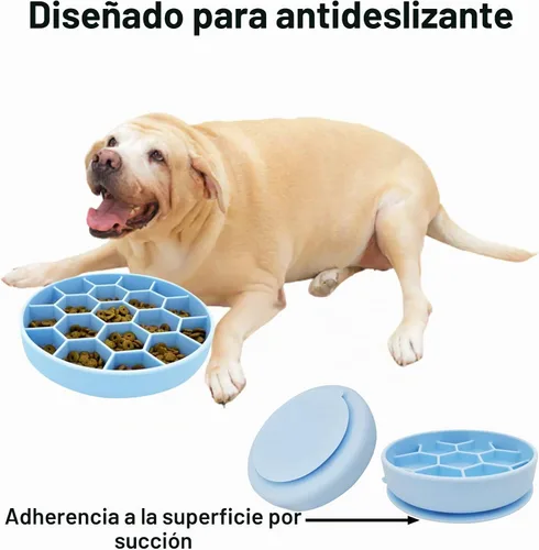 Vista 4 de Mr. Peanut's Cuenco interactivo para perros de alimentación lenta, divertido y saludable para detener la hinchazón (mediano)