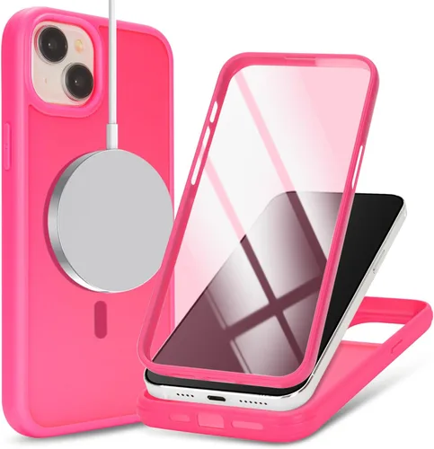 Vista 26 de Funda para iPhone 8 Plus con protector de pantalla, compatible con Magsafe, para iPhone 7 Plus, protector de pantalla integrado, funda delgada