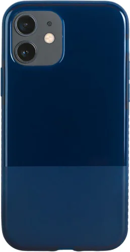 Vista 4 de BodyGuardz Funda Stack de protección contra impactos de 10 pies compatible con iPhone 12 Pro Max (dos tonos azul marino)