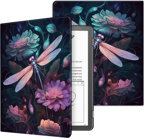 Vista 55 de Funda para Kindle básico de 6 pulgadas (11.ª generación), múltiples ángulos, piel sintética, delgada, con función de encendido y apagado automático