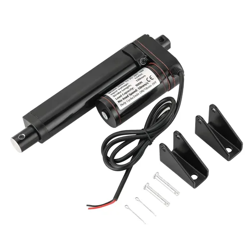 Vista 8 de MAOPINER Actuador lineal de 12V CC, carrera de 2", 900N/202 libras, soporte