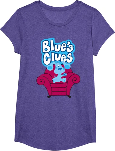 Vista 15 de Camiseta Blue's Clues On Red Sofa Negro