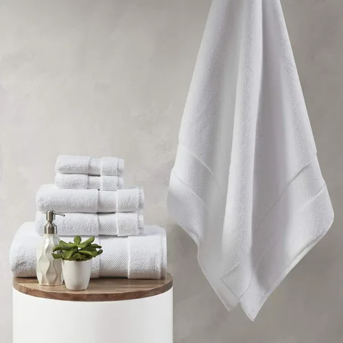 Vista 11 de Madison Park Signature Splendor - Juego de toallas de baño de lujo 100% algodón, suave, felpa de 1000 GSM, pesadas, calidad de hotel, cero torsión