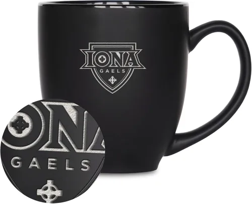 Vista 376 de Rico Industries - Taza de cerámica mate negra con grabado láser estándar de 15oz para NCAA (escuelas T & U) - Para bebidas calientes o frías