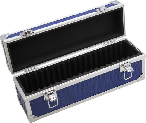 Vista 18 de Ursae Minoris Elite - Caja de aluminio negra para 12 portamonedas de estilo certificado o certificado NGC, PCGS, ANACS, Elite, Lighthouse, BCW Negro