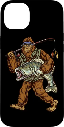 Vista 15 de Largemouth Bass Fishing Bigfoot Fisherman Case for iPhone 17