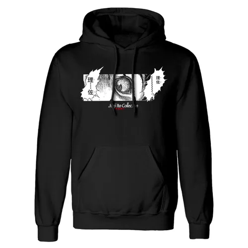 Vista 2 de Sudadera con Capucha Unisex Junji Ito Shock Negro