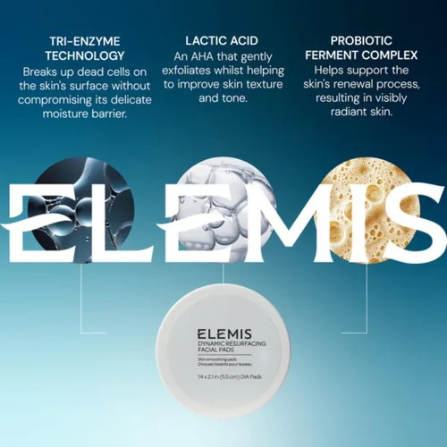Vista 5 de ELEMIS Almohadillas Faciales de Renovación Dinámica, Almohadillas Faciales Exfoliantes de Tratamiento con Textura Suave