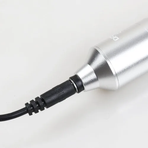 Vista 8 de Dragonhawk Máquina rotativa de tatuaje de pluma Cable de alimentación de repuesto Cable de conector DC con enchufe mono de 1/4 "y conector de 1/8
