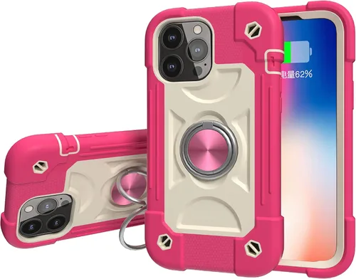 Vista 15 de Compatible con iPhone 13 Pro Max, iPhone 13 Pro, iPhone 13, iPhone 13 Mini, funda híbrida de cuerpo completo colorido arcoíris a prueba de golpes