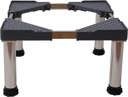 Vista 7 de Mini pedestal de secadora ajustable para refrigerador con 4 pies resistentes, aumenta 5.56.6 pulgadas de altura, carga máxima 770 libras/771.6 lbs