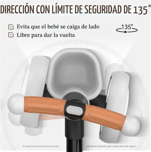 Vista 8 de Umatoll Juguetes de bicicleta de equilibrio para bebés de 1 año, asiento ajustable, regalos de cumpleaños para niños de 12 a 24 meses