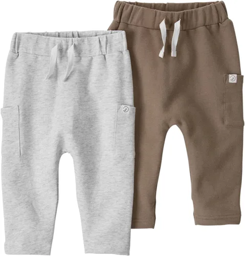 Vista 15 de Little Planet by Carter's Baby 2-Pack Pants Made with Organic Cotton Gris/ Azul