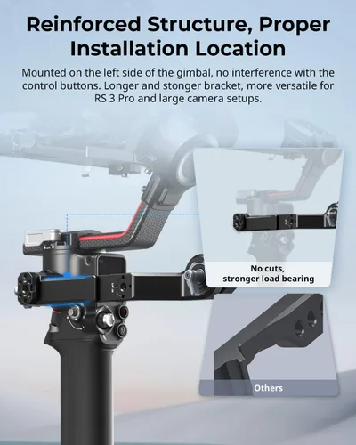 Vista 6 de SmallRig Mango Eslinga Empuñadura de Cardán para DJI RS 2 / RSC 2 / RS 3 / RS 3 Pro/RS 3 Mini/RS 4 / RS 4 Pro/RS 4 Mini, Empuñadura Ajustable