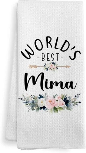 Vista 17 de World's Best Babcia - Toallas de mano para cocina, regalos para abuela de nietos, nietos, día de la madre, Navidad, cumpleaños, toalla de cocina