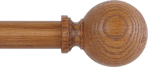 Vista 11 de Barras de cortina de madera blanca para ventanas: HTZON 1" Barra de cortina rústica de estilo granja estilo bohemio para sala de estar y dormitorio