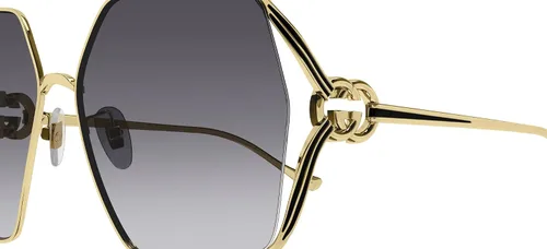 Vista 3 de Gucci GG1322SA Gafas de sol para mujer con sombra doradamarrón 6416135