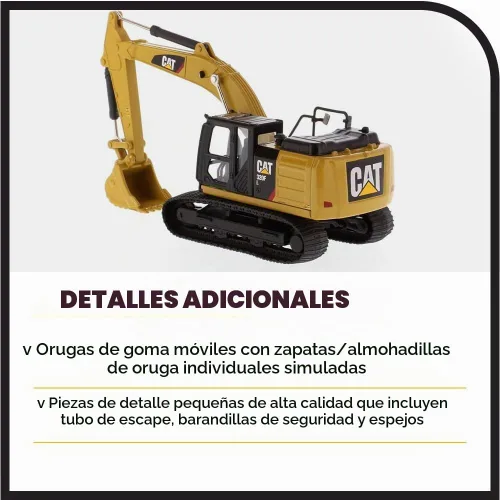 Vista 5 de Excavadora hidráulica Diecast Masters 1:64 Modelo Cat 320F L, 85690