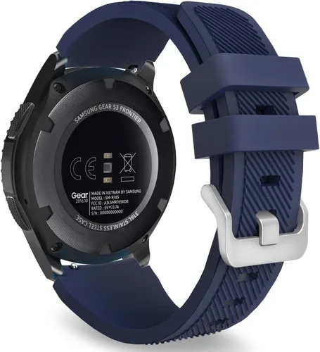 Vista 17 de Correa de reloj deportivo, marca MoKo, de silicona, para Samsung Gear S3, Negro