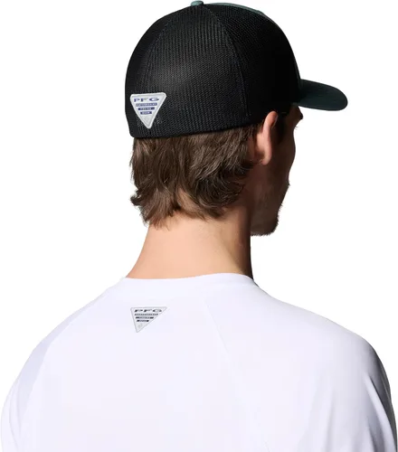 Vista 320 de Columbia Gorra de bola de malla Bandera antigua de malva/blanco/pescado