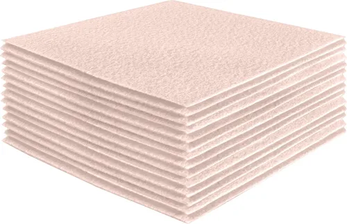 Vista 57 de FabricLA Hojas de fieltro acrílico para manualidades, cuadrados de fieltro precortados suaves de 4 x 4 pulgadas (3.9 in x 3.9 in), utiliza hojas