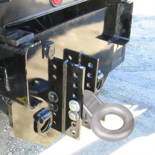 Vista 7 de 48660 Anillo de enganche de acero sin procesar con forma de lunette de 3 pulgadas de diámetro interior, 24,000 libras, requiere montaje en canal