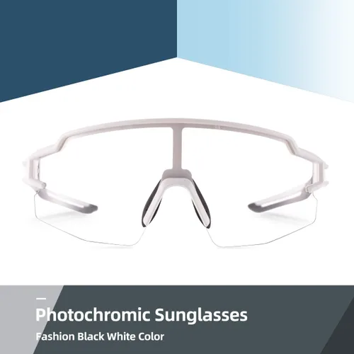 Vista 3 de ROCKBROS Gafas de sol polarizadas con protección UV con gafas de sol deportivas fotocromáticas
