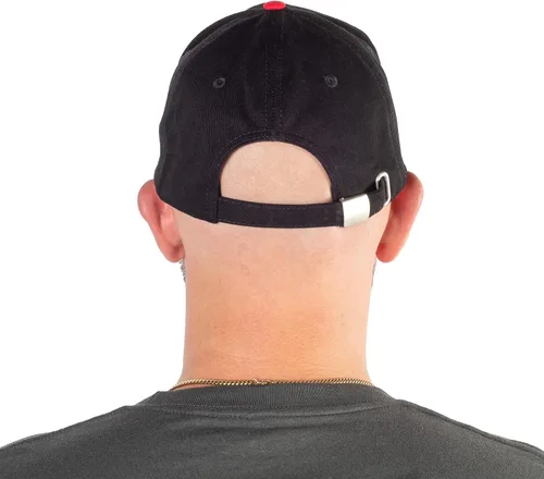 Vista 6 de Dodge SRT Hellcat Cap - Personalizada - Estructurado 6 Paneles - NegroRojoBlanco, Negro