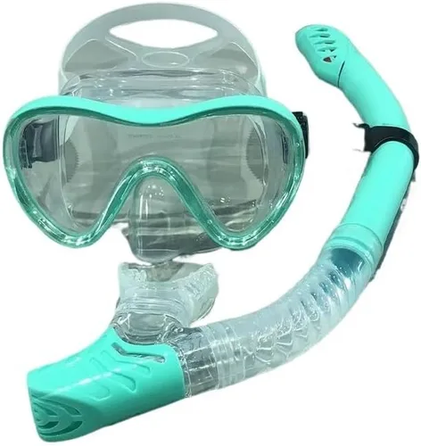 Vista 4 de Equipo de snorkel profesional de buceo para adultos, falda de silicona, gafas antivaho, gafas de natación, máscaras de buceo máscara de snorkel