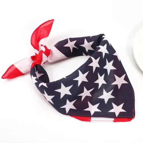 Vista 4 de Ardorchid Bandana Diadema de Bandera Americana Roja Blanca y Azul Diademas Patrióticas de EE.UU. para Hombres y Mujeres Bufanda de Cuello y Cara