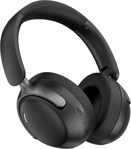 Vista 10 de LORELEI QC30 Auriculares híbridos con cancelación activa de ruido, Bluetooth inalámbrico sobre la oreja, piel proteica beige, control activo