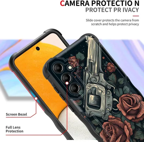 Vista 555 de Funda para Galaxy A14 5G, [Doble Capa][Protección contra Caídas de Grado Militar de 10 Pies] [Antideslizante] Funda Resistente a Prueba de Golpes