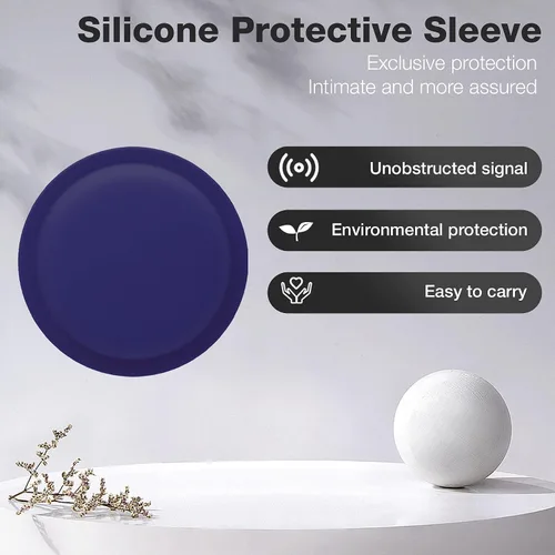 Vista 5 de LiZHi Funda para Apple Airtag Holder Airtag Case Cover Airtag Adhesivo Adhesivo Adhesivo de Silicona para TV Remoto Coche AirTag Funda Teléfono 2