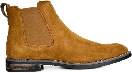 Vista 3 de Bruno Marc Botines Chelsea de piel de ante para hombre