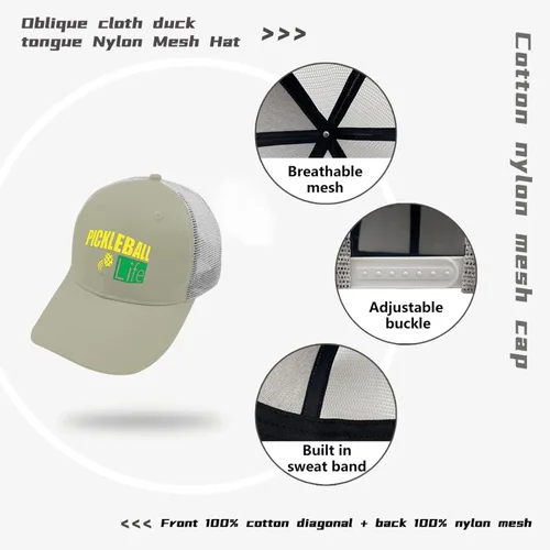 Vista 7 de Baseball Cap Pickleball Life Dad Hat, Vintage Baseball Caps for Men