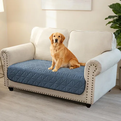 Vista 16 de Ameritex Funda de sofá impermeable para asientos, funda de sofá para perros, funda de sofá para mascotas, funda de terciopelo para silla, sofá