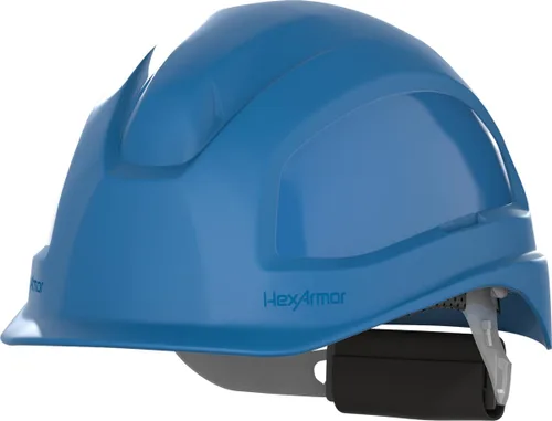 Vista 23 de HexArmor Casco de Seguridad Ceros® Casco Ceros® Duro Blanco