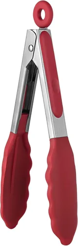 Vista 10 de Pinza de cocina resistente al calor de 600ºF: pinza de cocina de silicona U-Taste de 7 pulgadas con puntas de goma antiadherentes selladas firmes