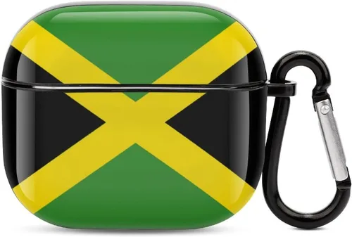 Vista 13 de Lesotho Flag - Funda protectora de cuerpo completo para auriculares Bluetooth para AirPods 3, funda para auriculares con llavero