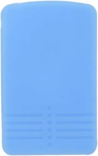 Vista 2 de SEGADEN Funda protectora de silicona compatible con MAZDA 2 botones Smart Card Remote Key Fob CV4532 azul claro