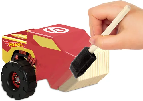 Vista 4 de Hot Wheels Tara Toy 2pk Wood Racer - Hulk/Ironman, 58788
