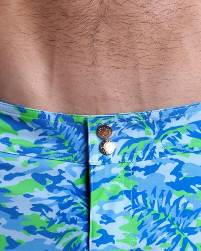Vista 48 de Bang Men's Swimwear - Beach Shorts - Stretchy Quick-Dry All-Use Premium Swimsuit Trunk Square Cut