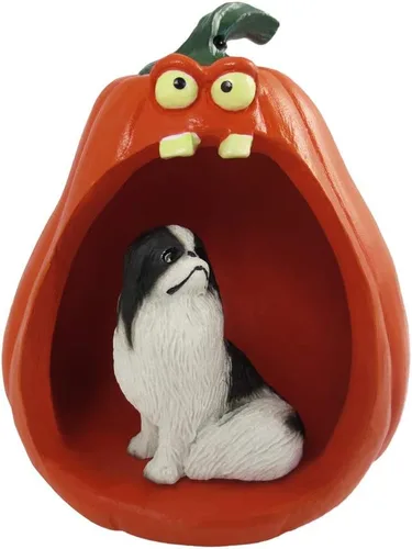 Vista 191 de Conversation Concepts Figura de Corgi galés de Halloween y calabaza Welsh Corgi Pembroke