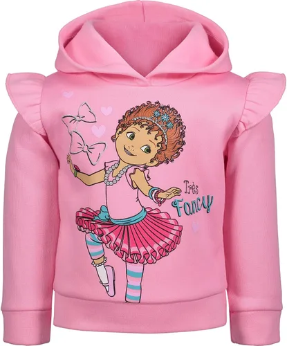 Vista 2 de Disney Fancy Nancy - Sudadera con capucha y leggings de forro polar para niñas