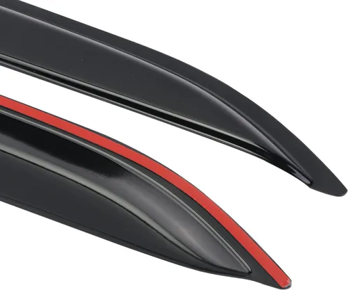 Vista 5 de FEIDKS Viseras laterales con cinta adhesiva, deflector protector de lluvia, juego de 4 piezas para Chevrolet Equinox 2018-2022