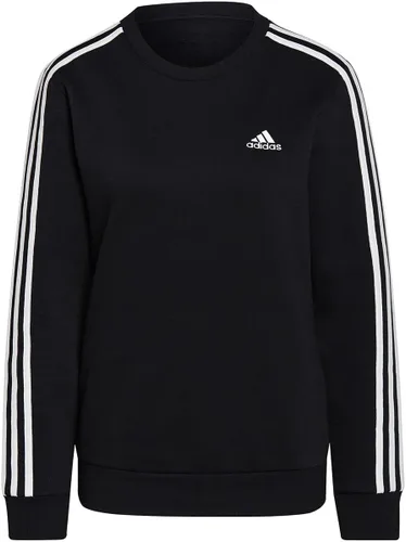 Vista 3 de adidas Sudadera Essentials de forro polar con 3 rayas para mujer
