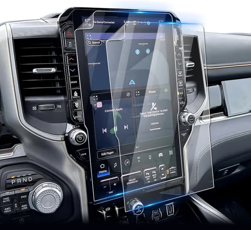 Vista 17 de Protector de pantalla para Ram 1500 de 8.4 pulgadas 2013-2026, para Jeep Grand Cherokee 2014-2024/Wrangler JL 2018-2023, Gladiator JT/2017-2025