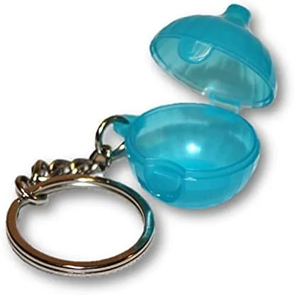 Vista 2 de Tupperware Onion Keeper Llavero Tiny Treasures Gadget Coleccionable, Azul, Azul