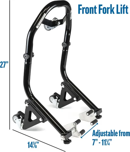 Vista 5 de Soportes de elevación para motocicleta con ruedas Dolly, horquilla delantera y accesorios de elevación de carrete trasero, compatibles con Suzuki