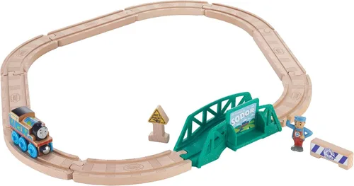 Vista 3 de Thomas & Friends Juego de construcción de madera, 5 en 1